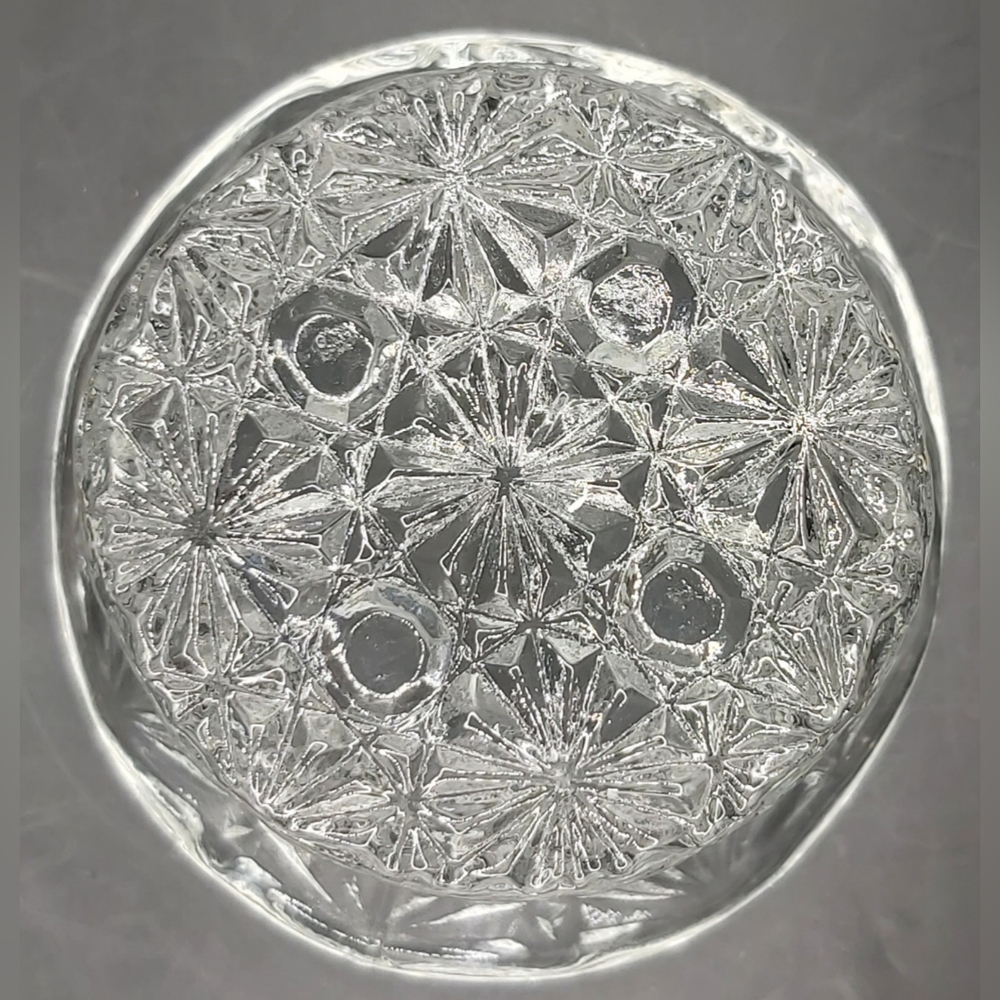 Daisy and button clear glass hat - Picture 3 of 6